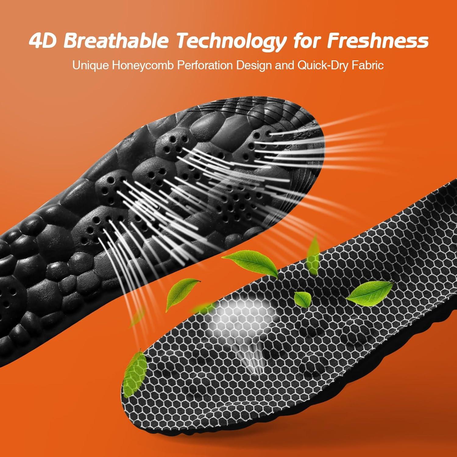 Plantillas Viscoelásticas Lennoos 4D para Mujeres - Soporte Arqueado