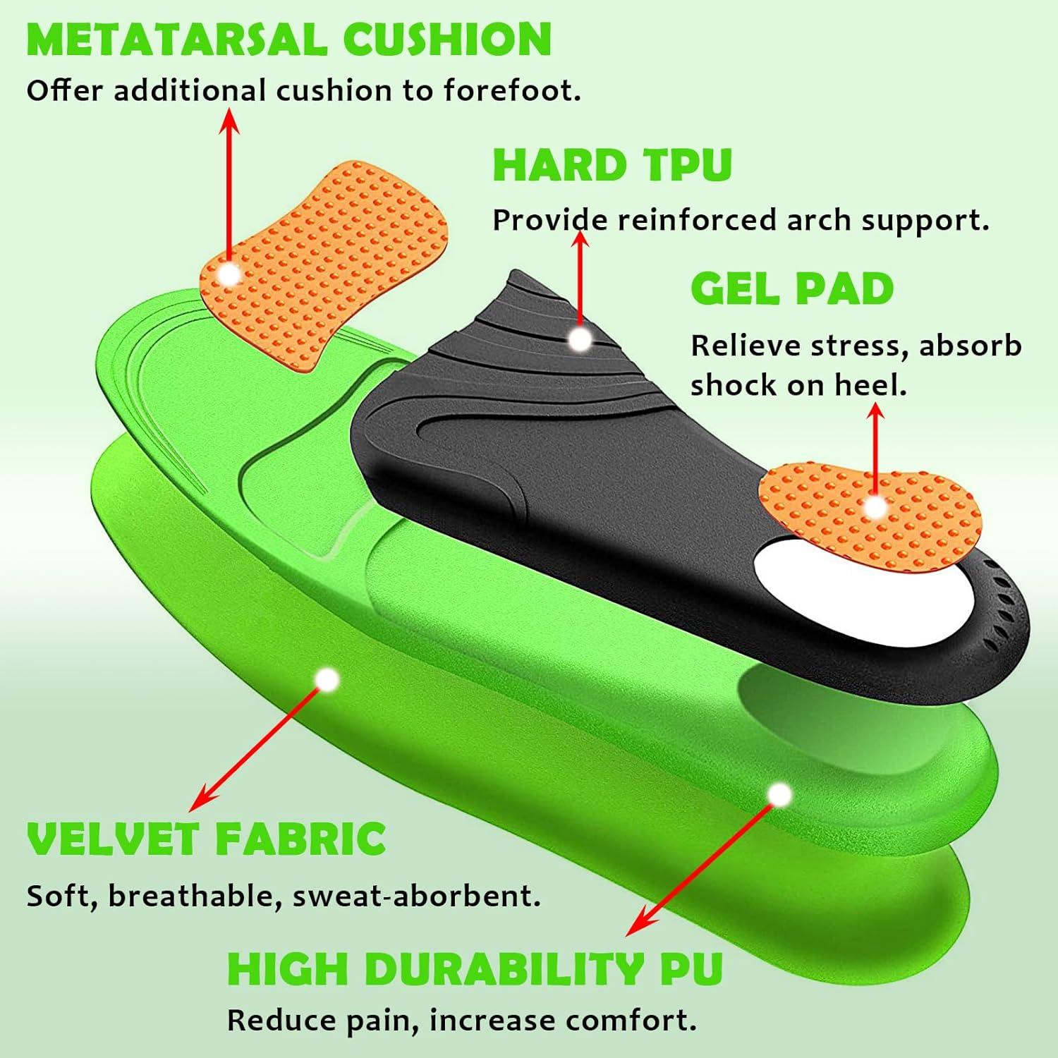 Plantillas ortopédicas Ailaka para niños con soporte de arco