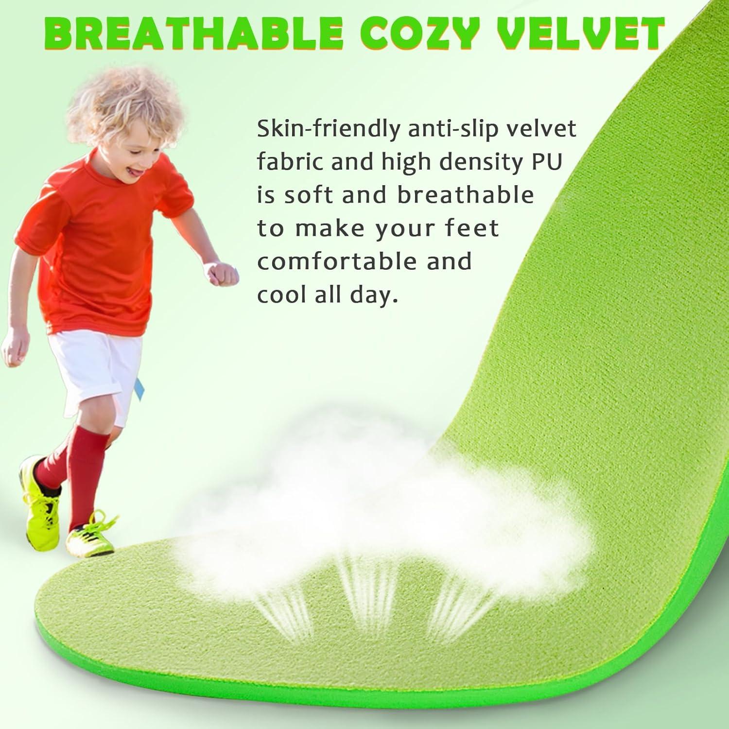 Plantillas ortopédicas Ailaka para niños con soporte de arco