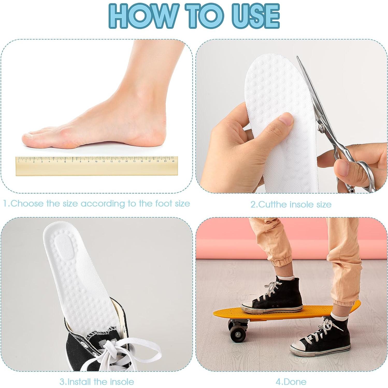 2 Pares Plantillas de Espuma con Memoria Piriuuo 2.5-4