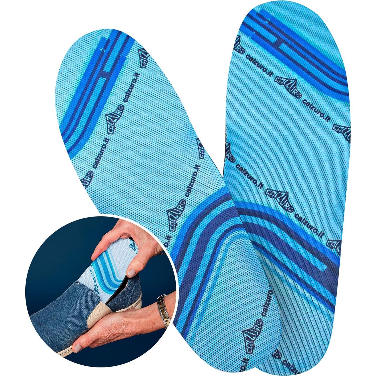 Plantillas Calzuro Comfort Unisex 38/39 - Acolchadas y Lavables