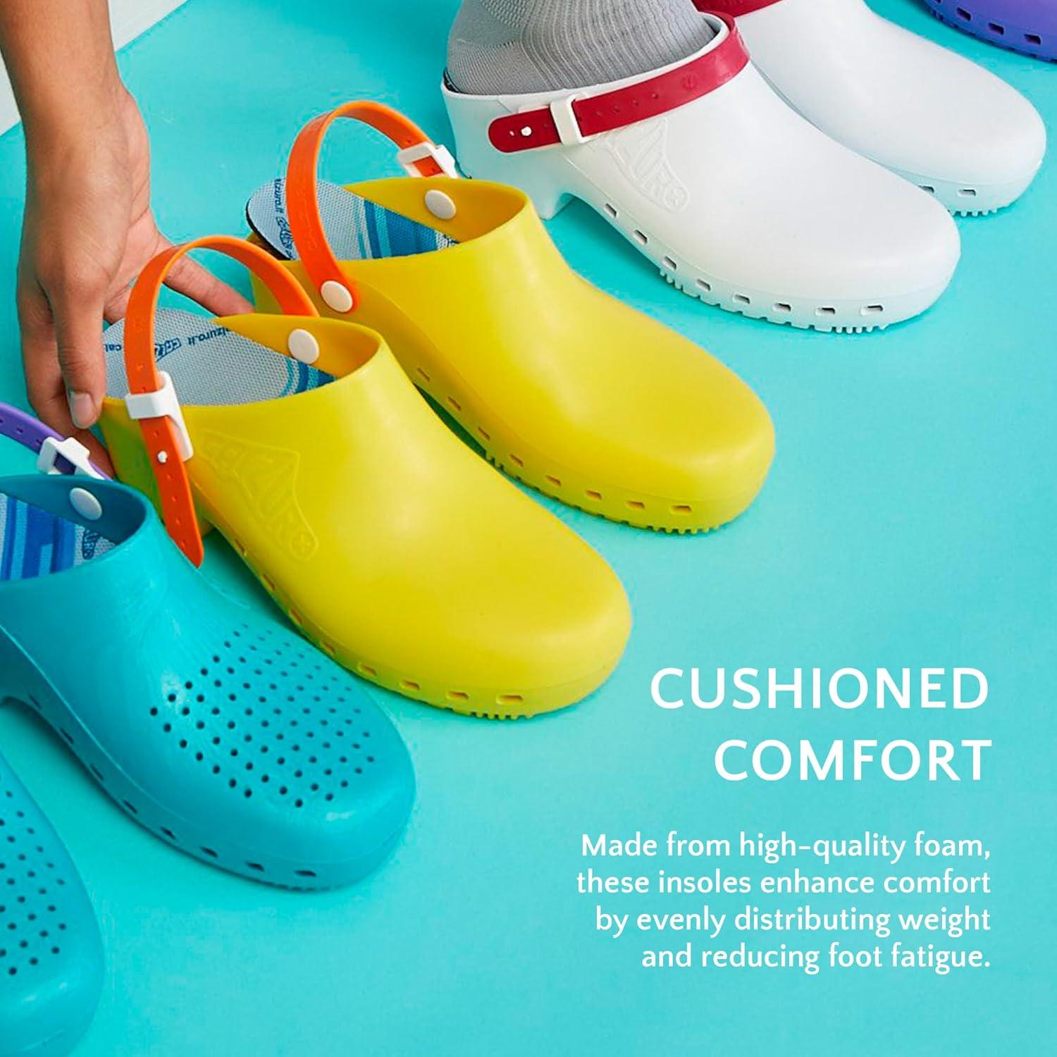 Plantillas Calzuro Comfort Unisex 38/39 - Acolchadas y Lavables