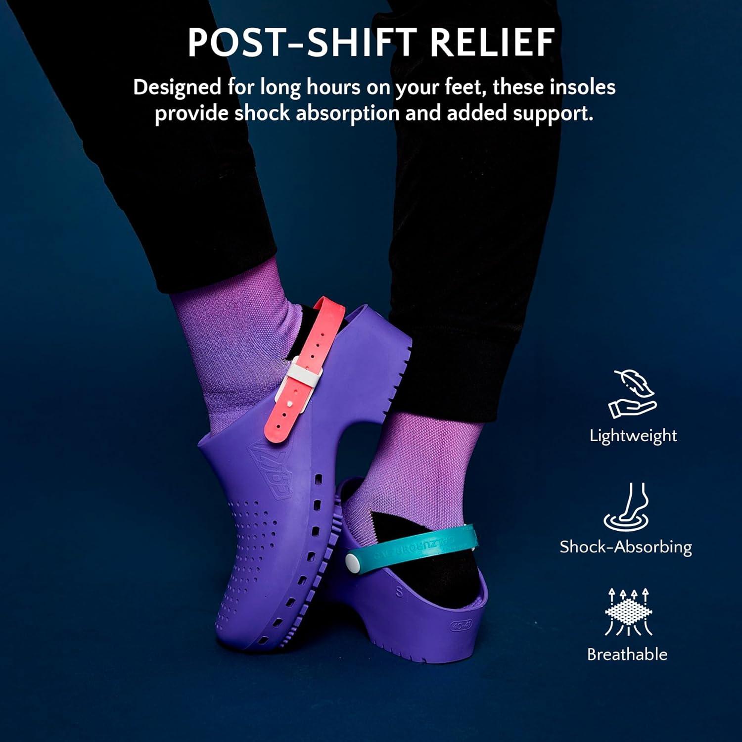 Plantillas Calzuro Comfort Unisex 38/39 - Acolchadas y Lavables