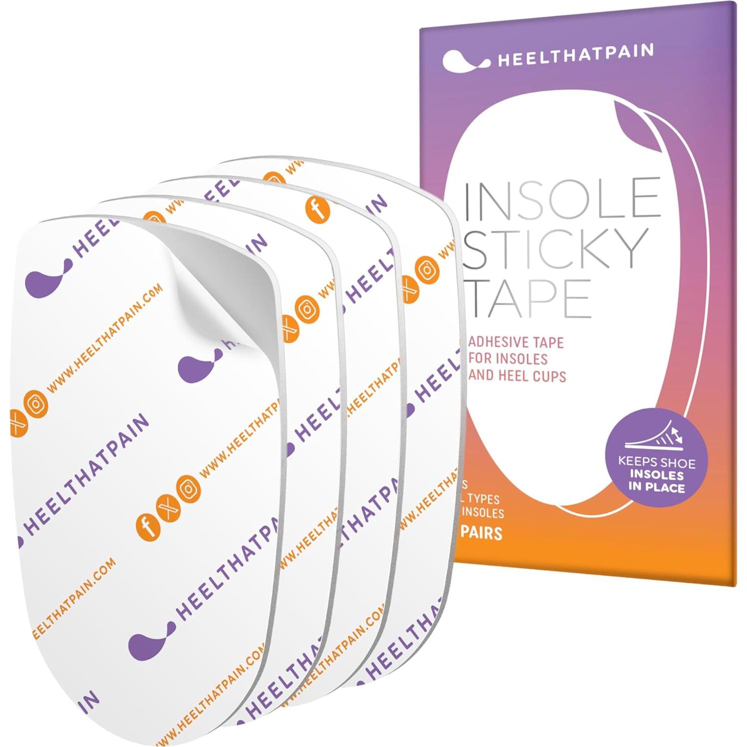 Cinta Adhesiva Doble Cara Heel That Pain para Plantillas - 2 Pares