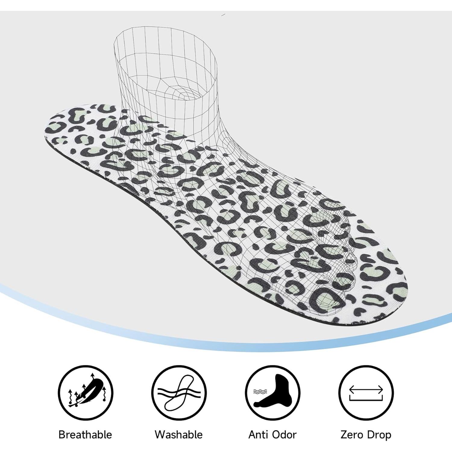 Paquete de 6 pares de plantillas anti olor LMHCISO para mujeres