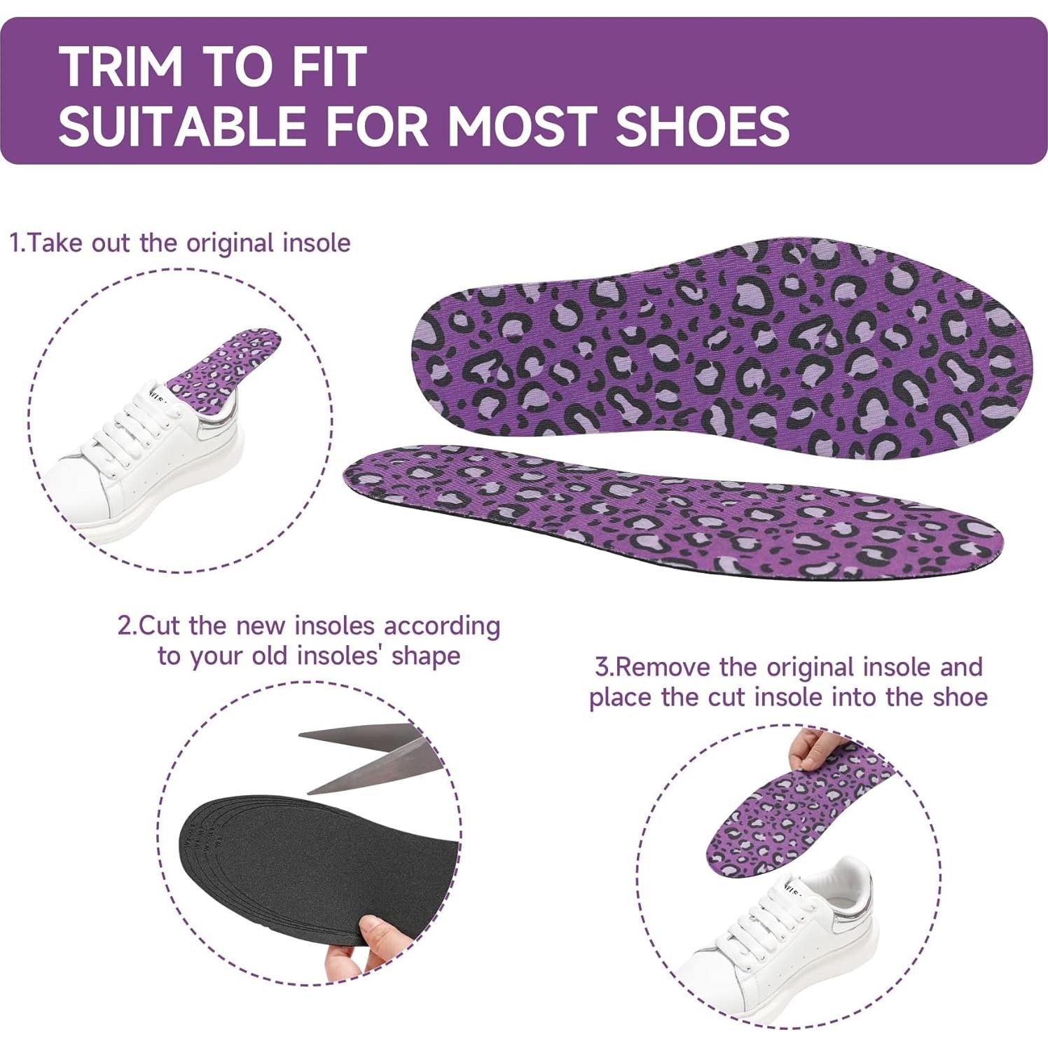 Paquete de 6 pares de plantillas anti olor LMHCISO para mujeres