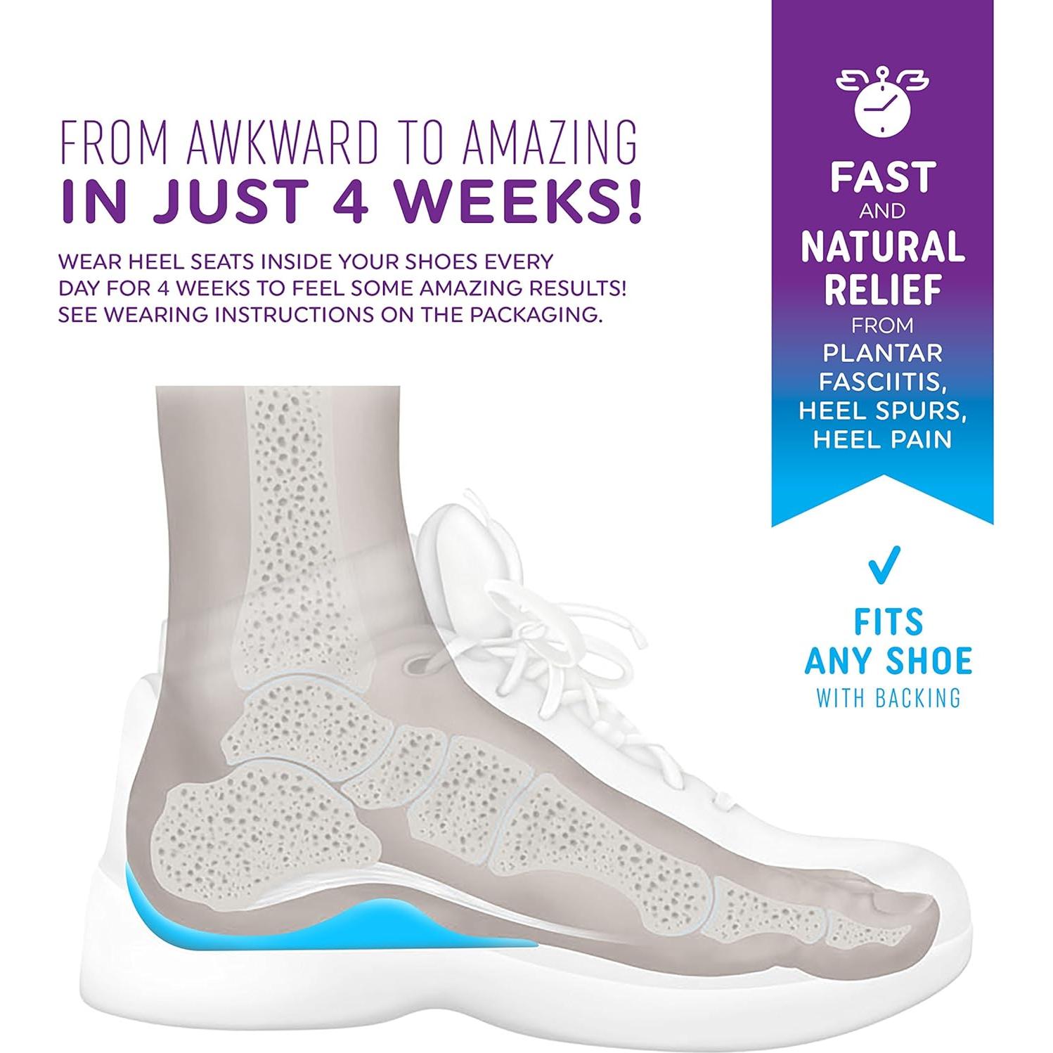 Asientos de Talón Heel That Pain | Inserciones Ortopédicas Medianas