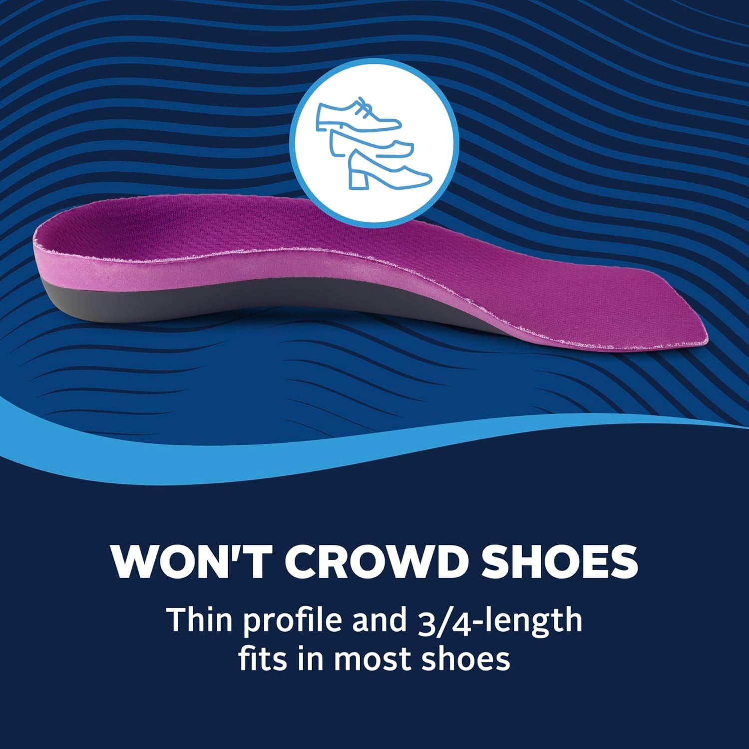 Plantillas Ortopédicas Airplus para Fascia Plantar - Soporte de Arco y Amortiguación de Gel (1 Par)