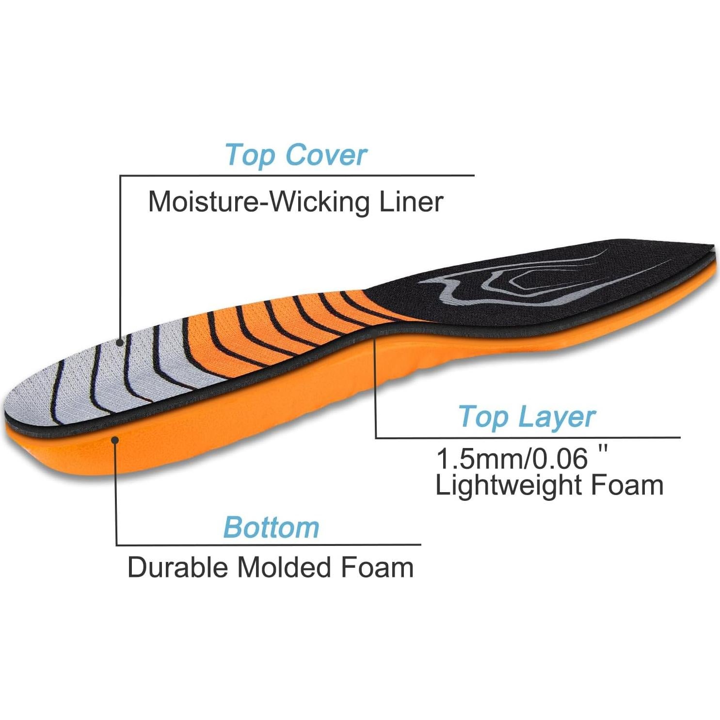 Plantillas Endoto para Botas Ariat - Comodidad Todo el Día M10.5