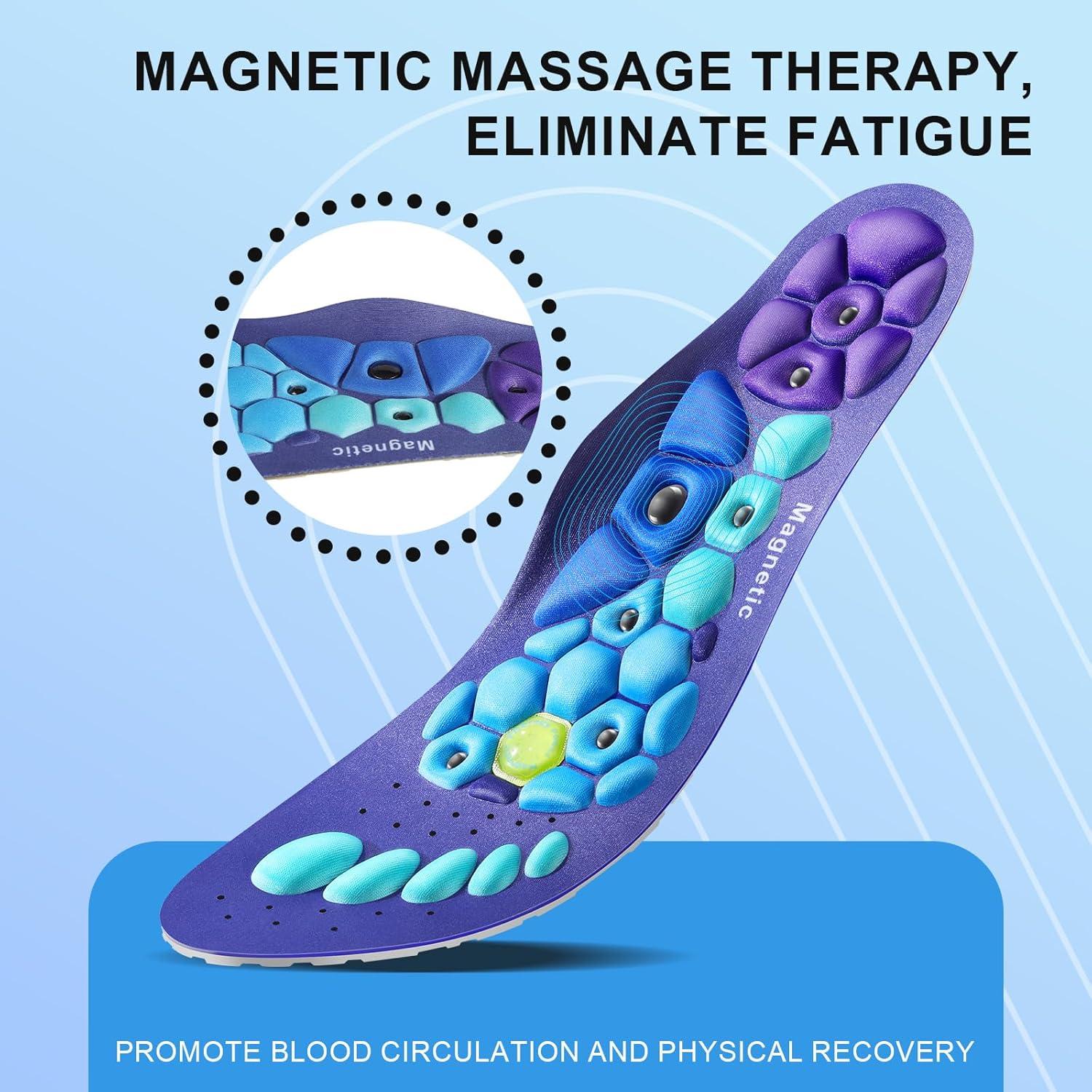 Plantillas de Acupresión Magnéticas Biaodong Azul L 9.5-12