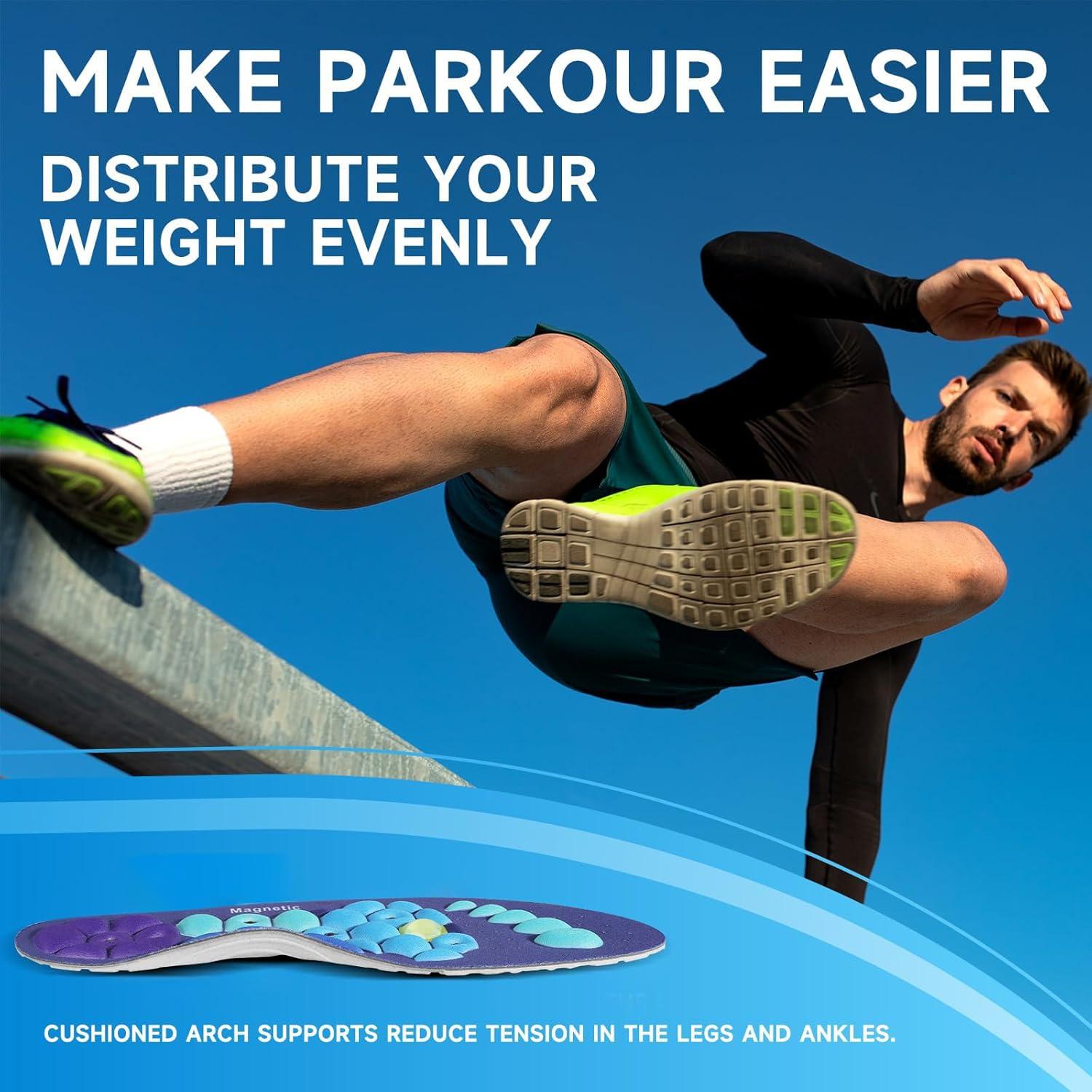 Plantillas de Acupresión Magnéticas Biaodong Azul L 9.5-12