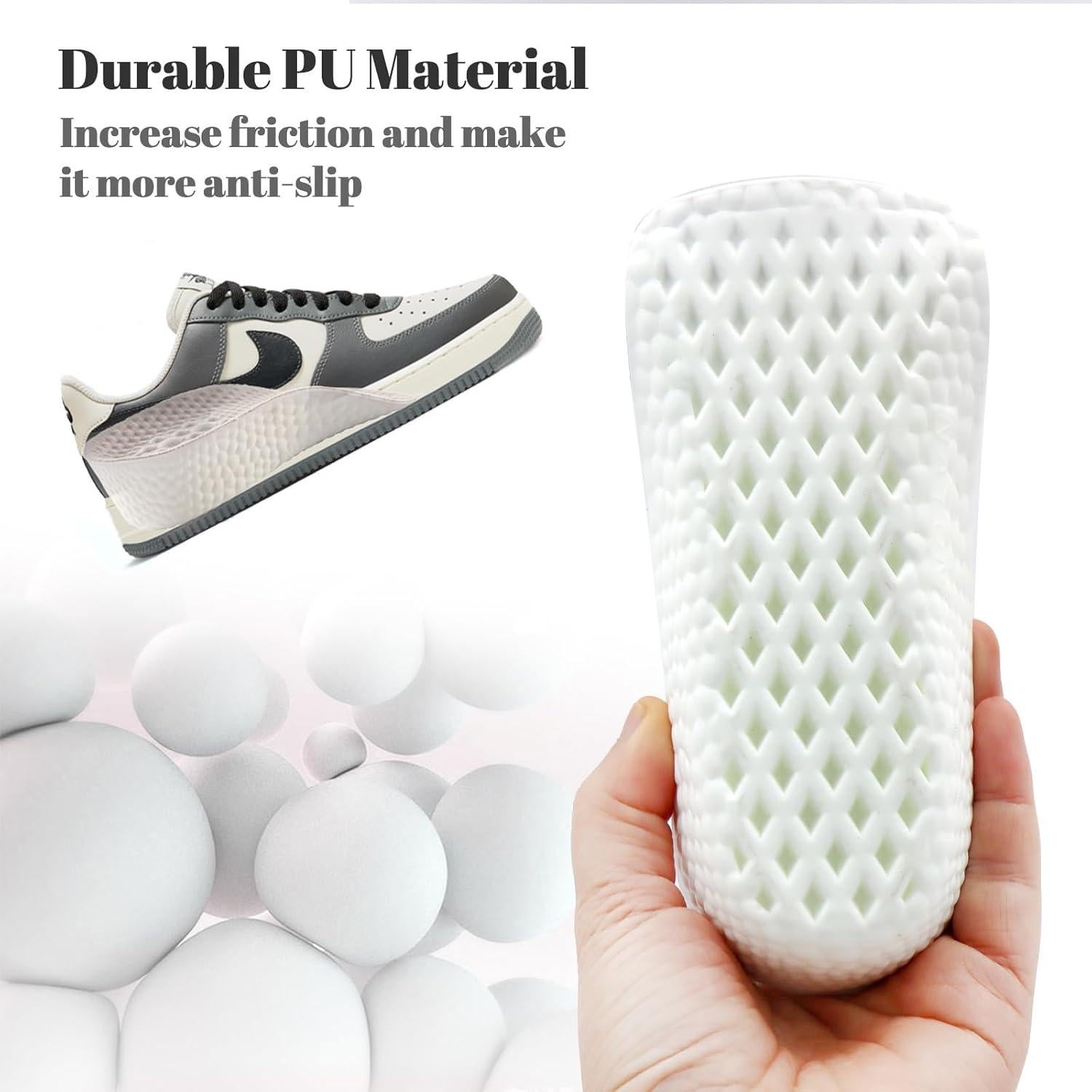 Plantillas Elevadoras de Altura PU 3 Pares 1.5cm 2.5cm 3.5cm