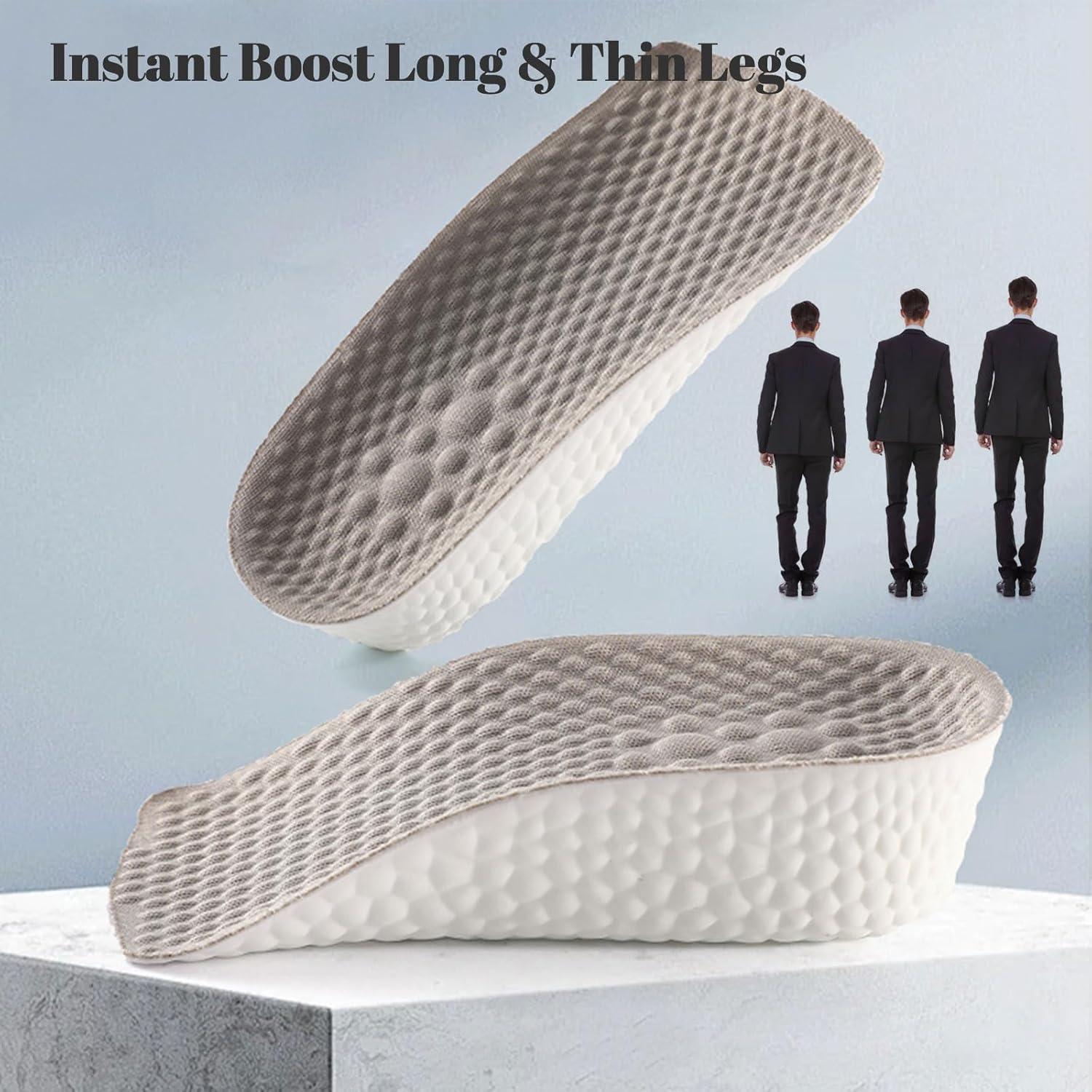 Plantillas Elevadoras de Altura PU 3 Pares 1.5cm 2.5cm 3.5cm