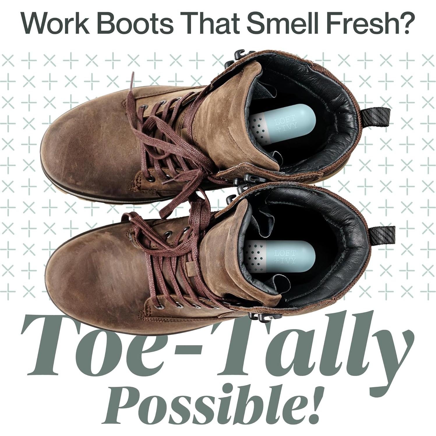 Bolas Desodorantes para Zapatos LOFT + IVY - Eliminador de Olores