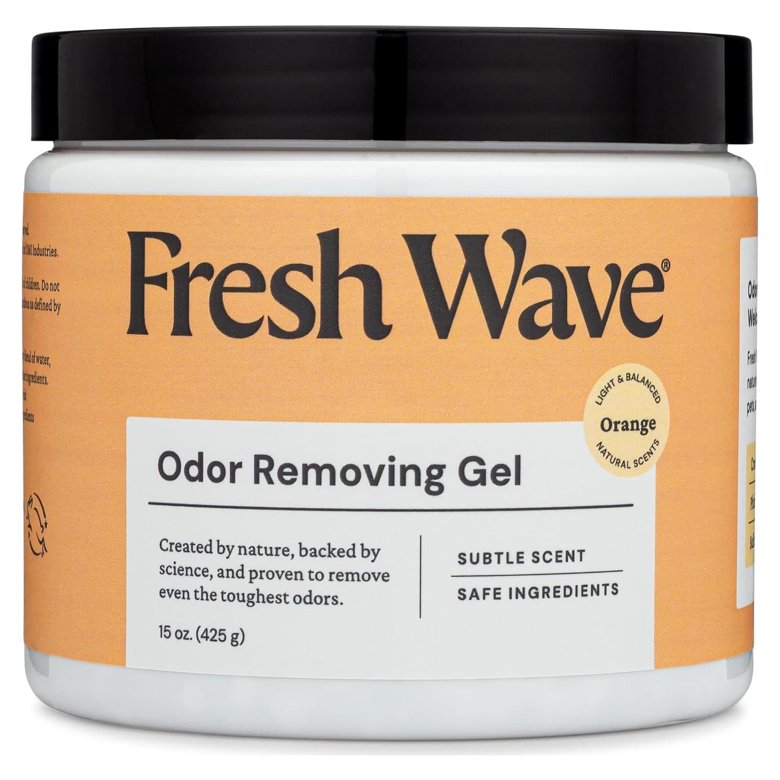 Gel Eliminador de Olores Fresh Wave Naranja 425 g - Natural y Seguro