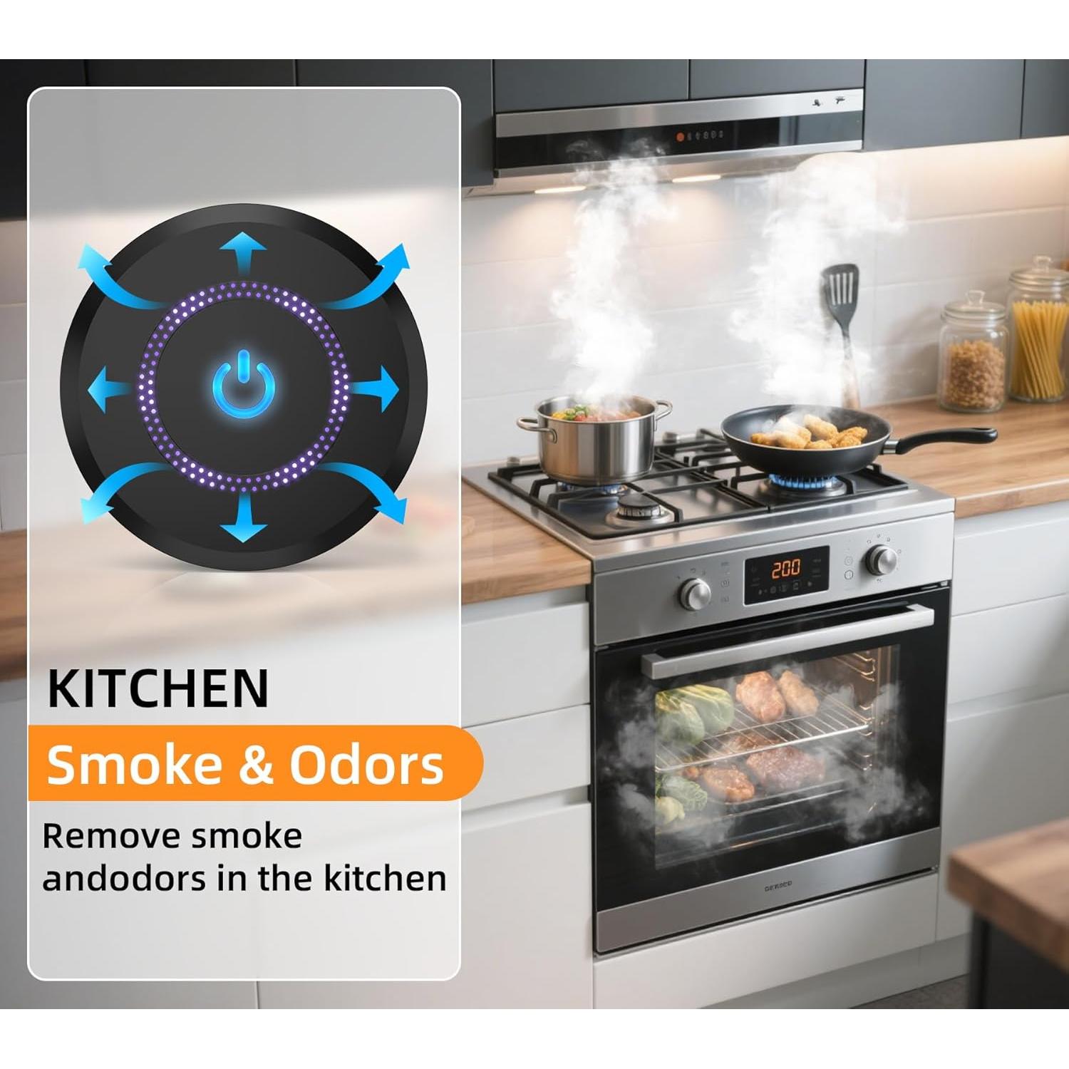 Purificador de Aire Ozone TUCHONG 200mg/h Eliminador de Olores