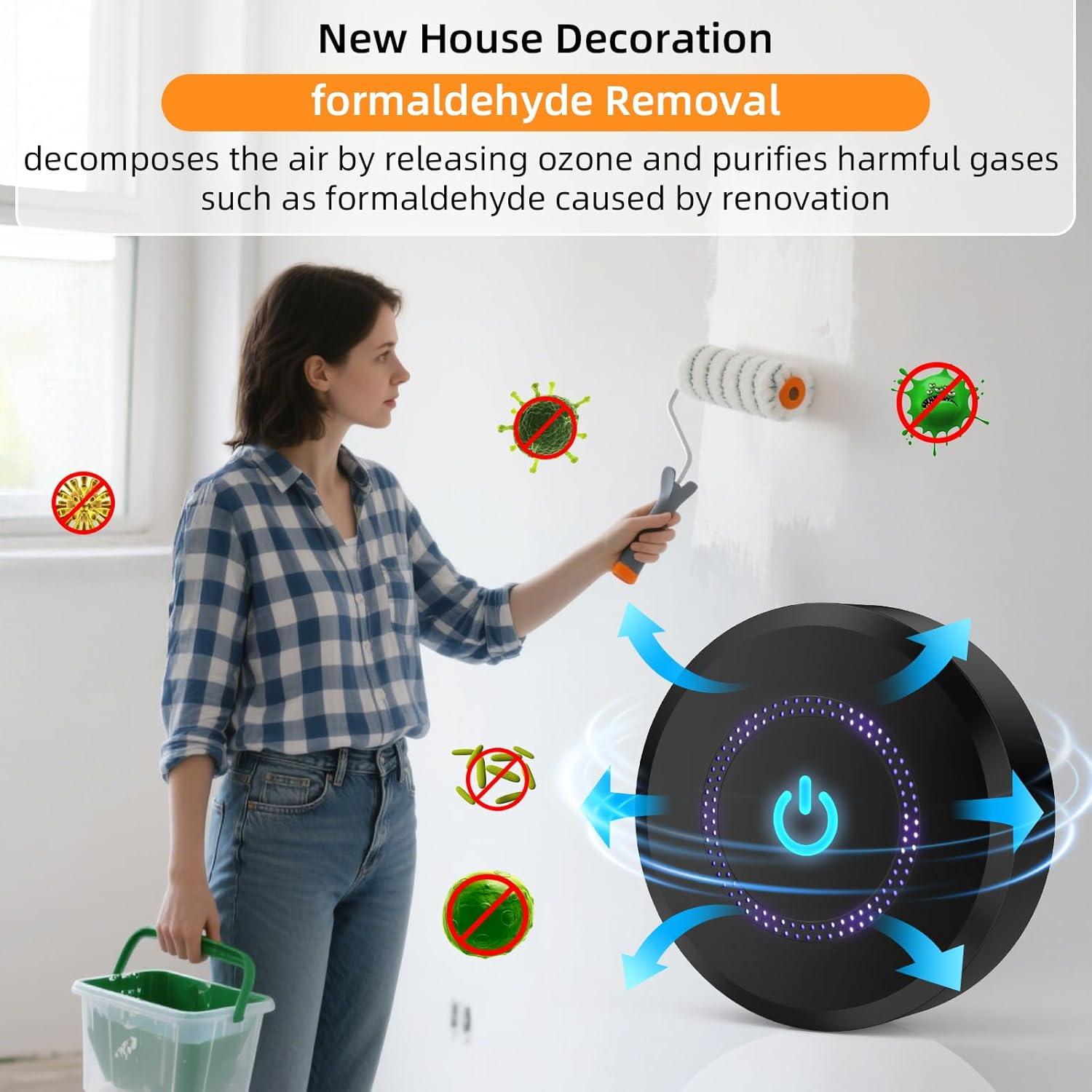 Purificador de Aire Ozone TUCHONG 200mg/h Eliminador de Olores