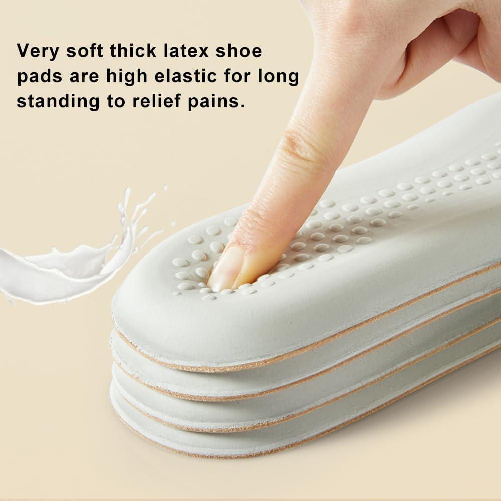 Plantillas de Cuero Negro Aureolek para Pies Sudorosos Talla 6.5-7.5