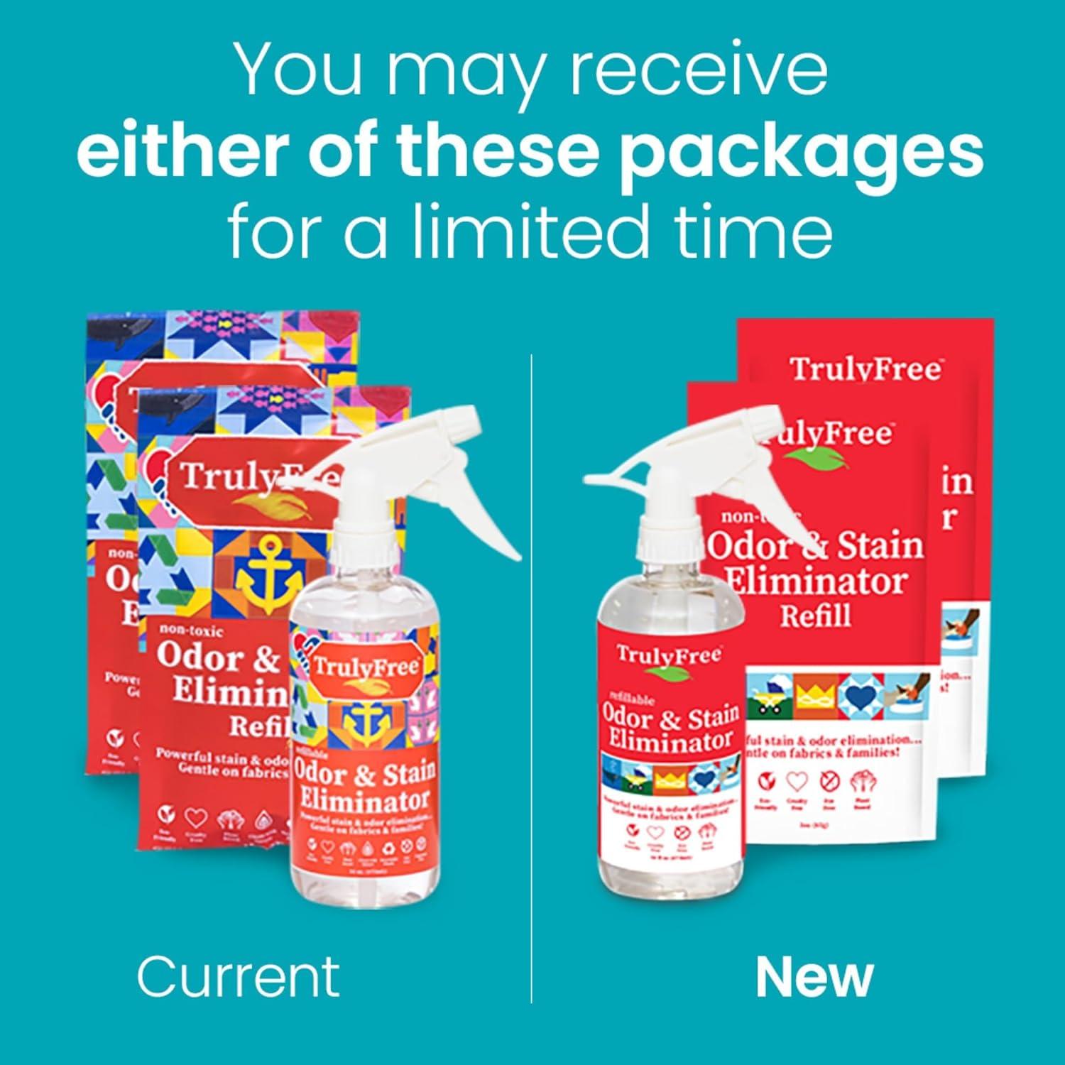 Eliminador de Olores y Manchas Truly Free - Kit de Inicio 248g