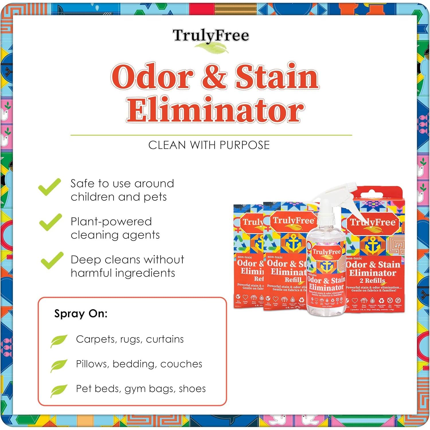 Eliminador de Olores y Manchas Truly Free - Kit de Inicio 248g