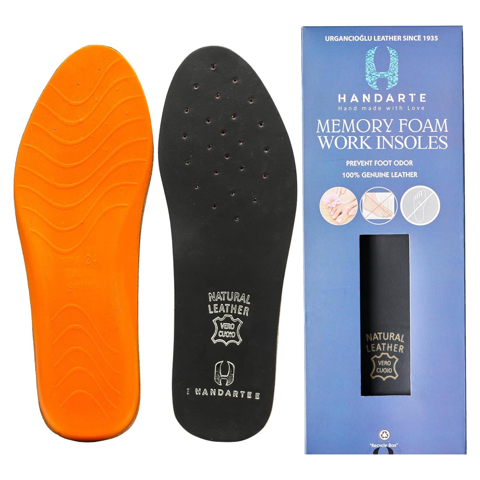 Plantillas Viscoelásticas Handarte para Botas de Trabajo EU42