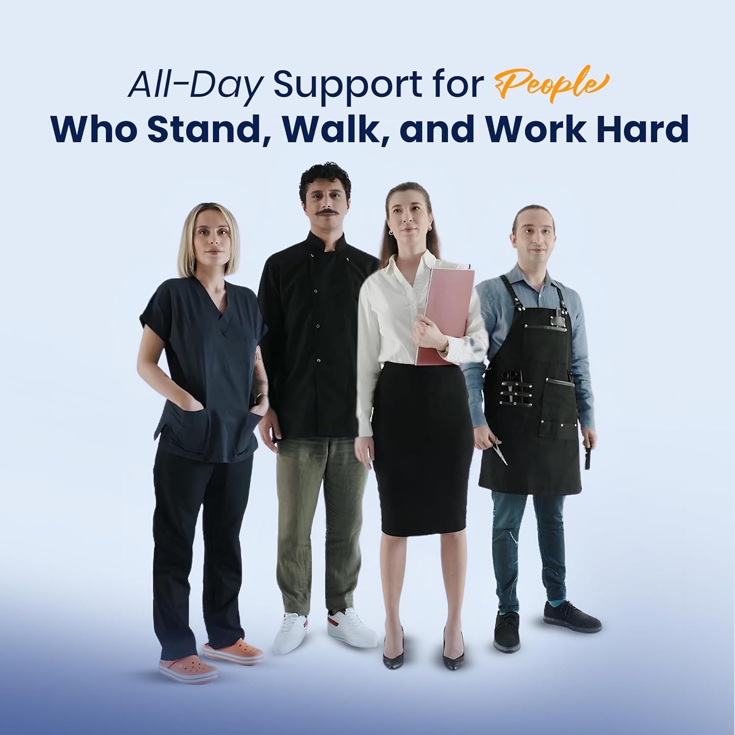 Plantillas Viscoelásticas Handarte para Botas de Trabajo EU42