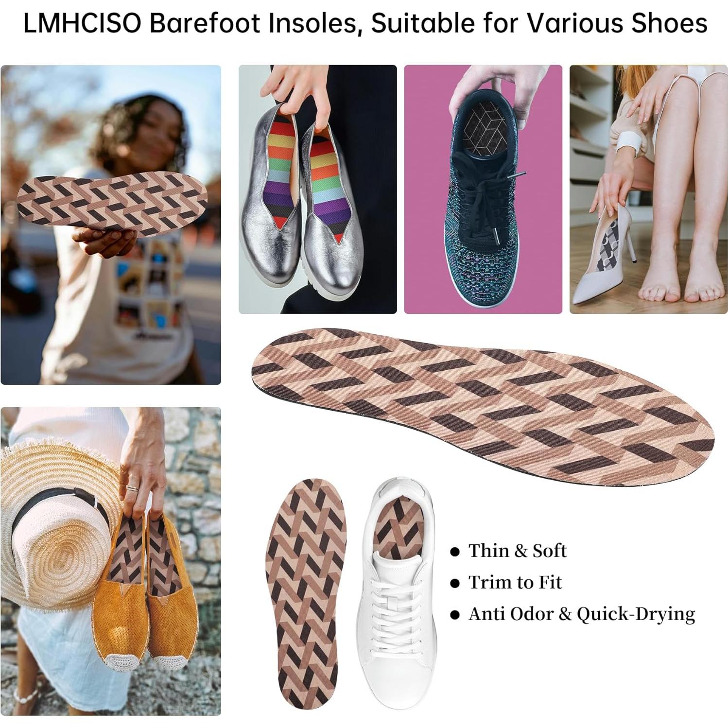 Plantillas Antideslizantes LMHCISO para Zapatos Mujeres 6-9