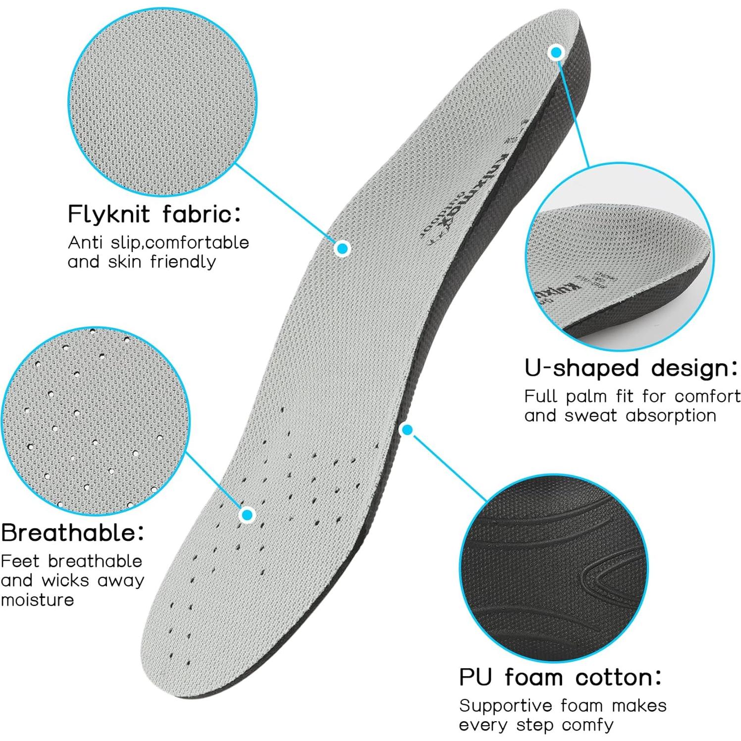 Plantillas ortopédicas Knixmax para Crocs - Soporte de arco