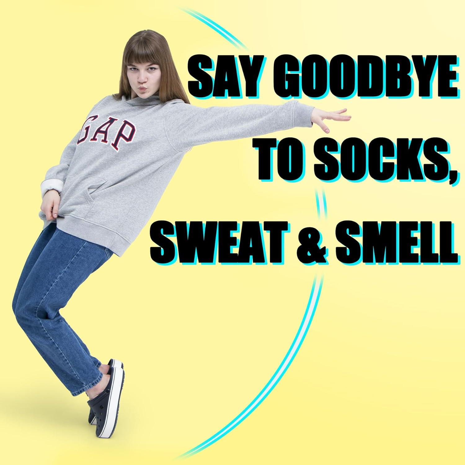 Plantillas Knixmax para Crocs - 2 Pares, Ajuste Ancho, 24-32cm