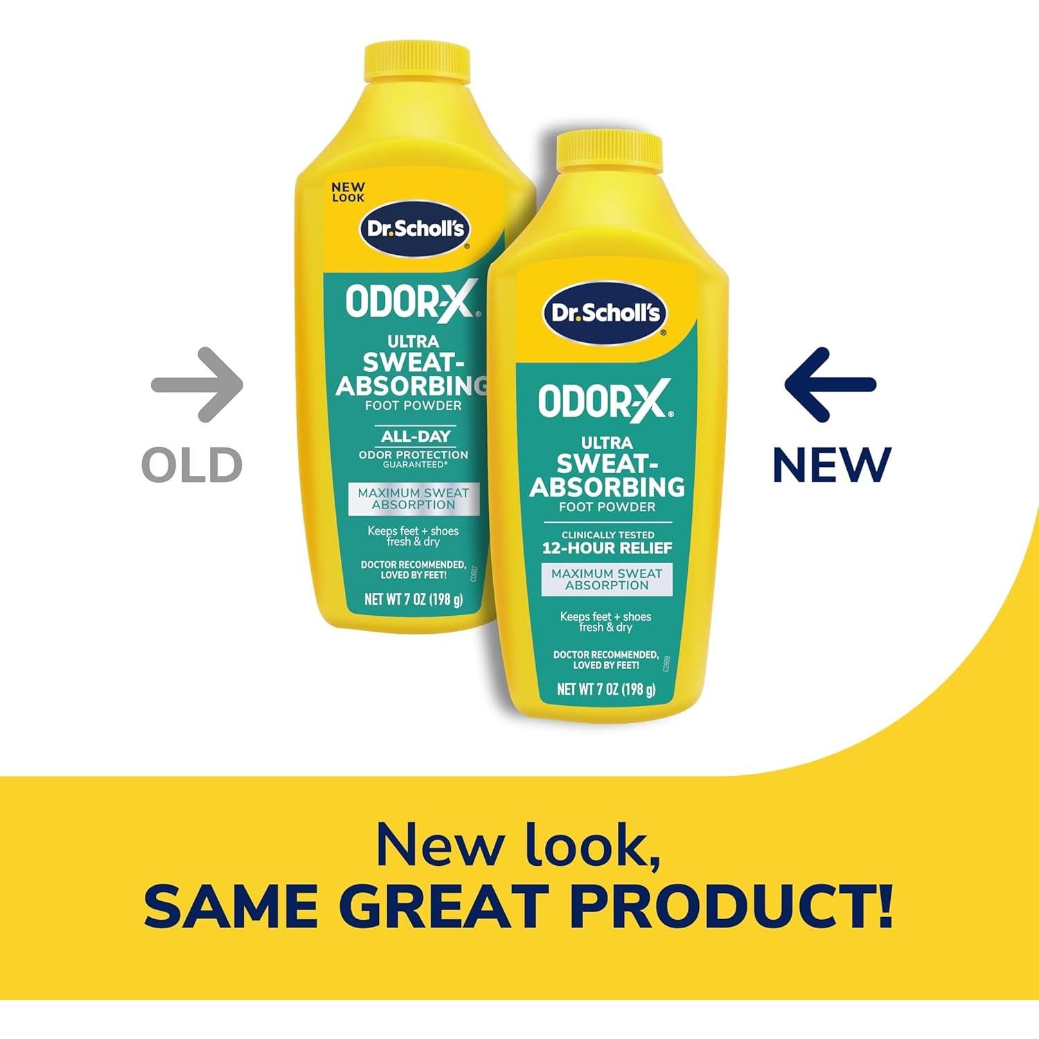 Paquete Dr. Scholl's Polvo Absorbente 198 g y Spray 113 g