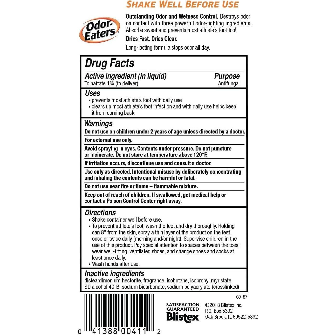 Paquete Dr. Scholl's Polvo Absorbente 198 g y Spray 113 g