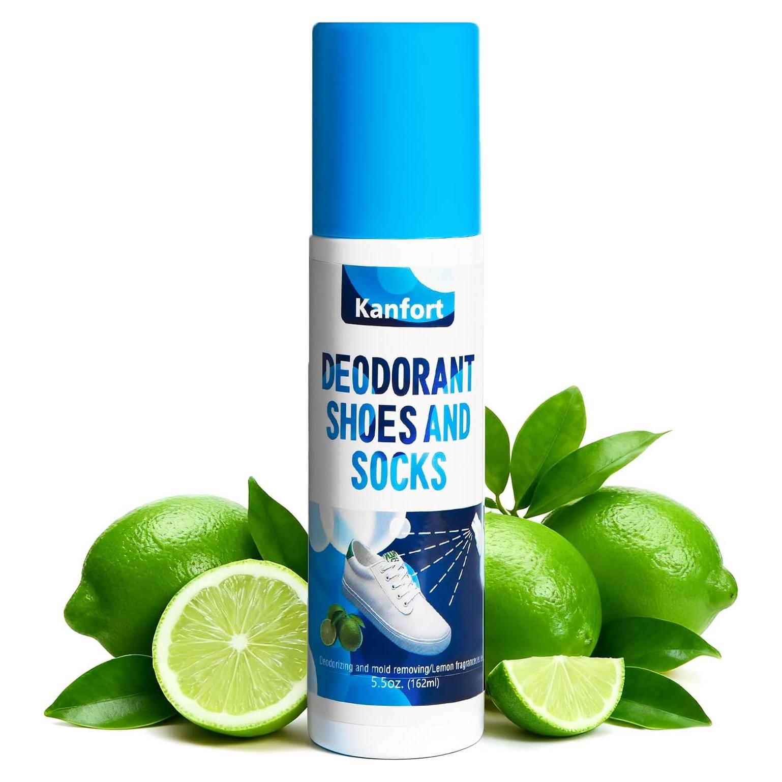 Spray Desodorante para Zapatos Kanfort 162 ml - Eliminador de Olores