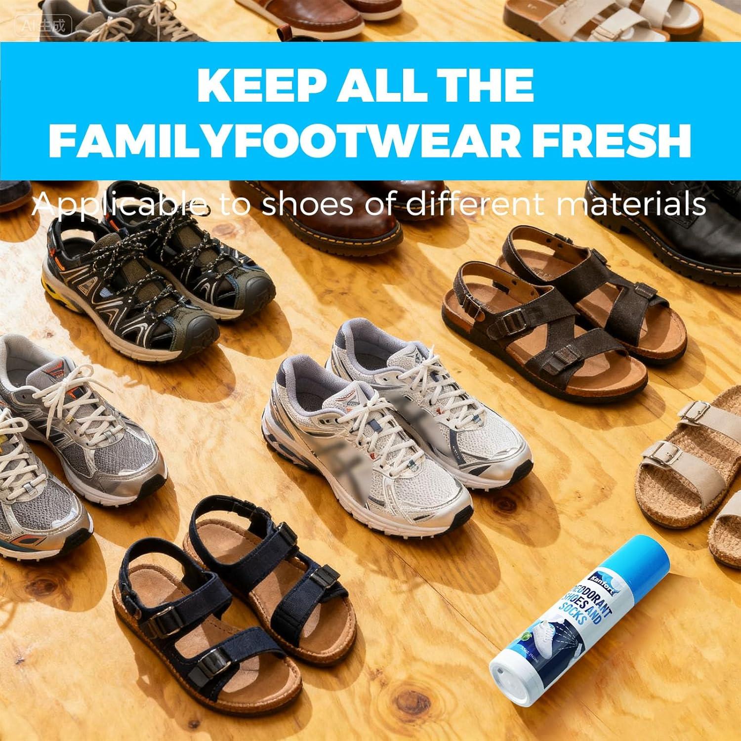 Spray Desodorante para Zapatos Kanfort 162 ml - Eliminador de Olores