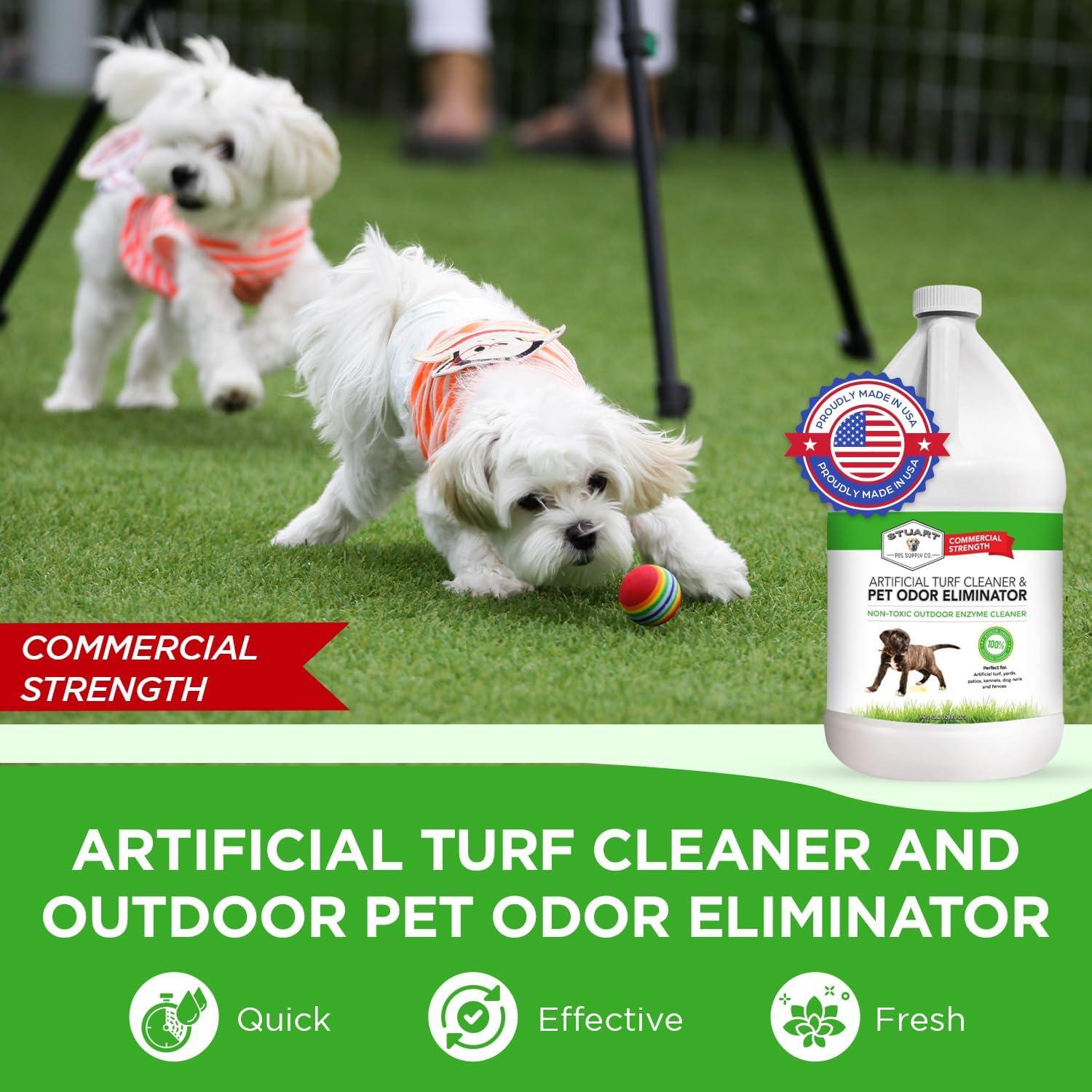 Limpiador de Césped Artificial Stuart Pet Supply 128 oz Eliminador Olores