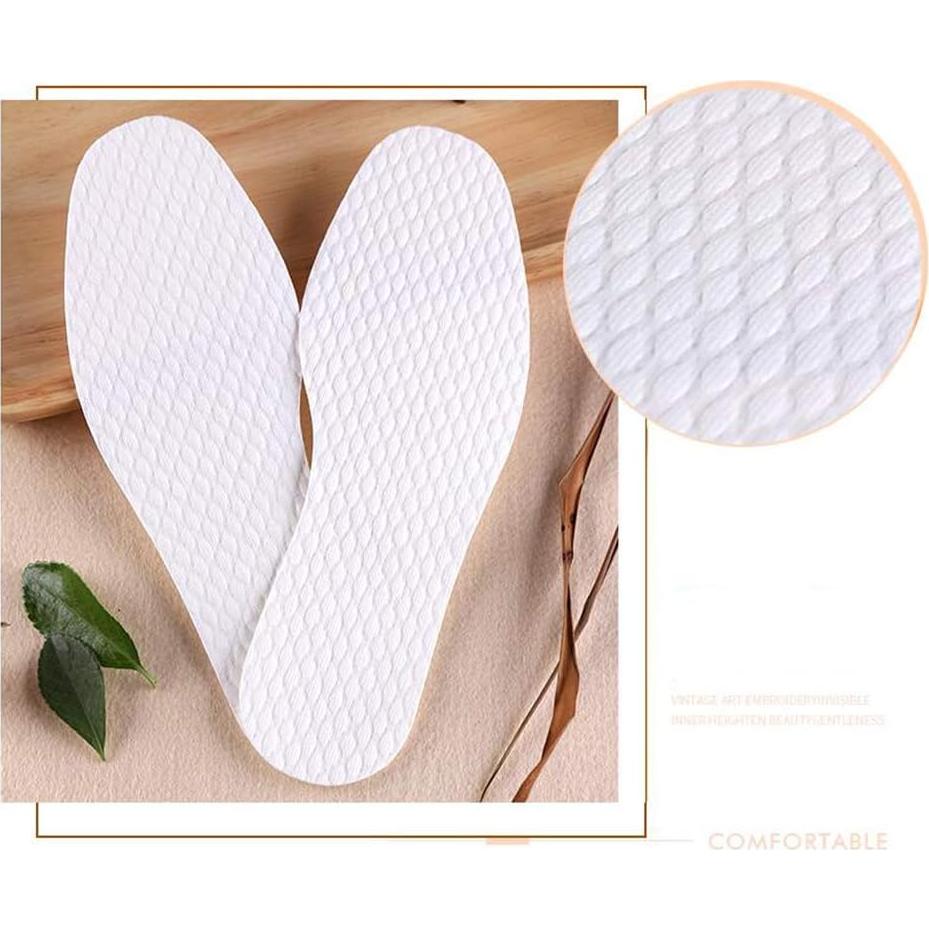 10 Pares Plantillas Desechables Transpirables UPSTORE 24cm