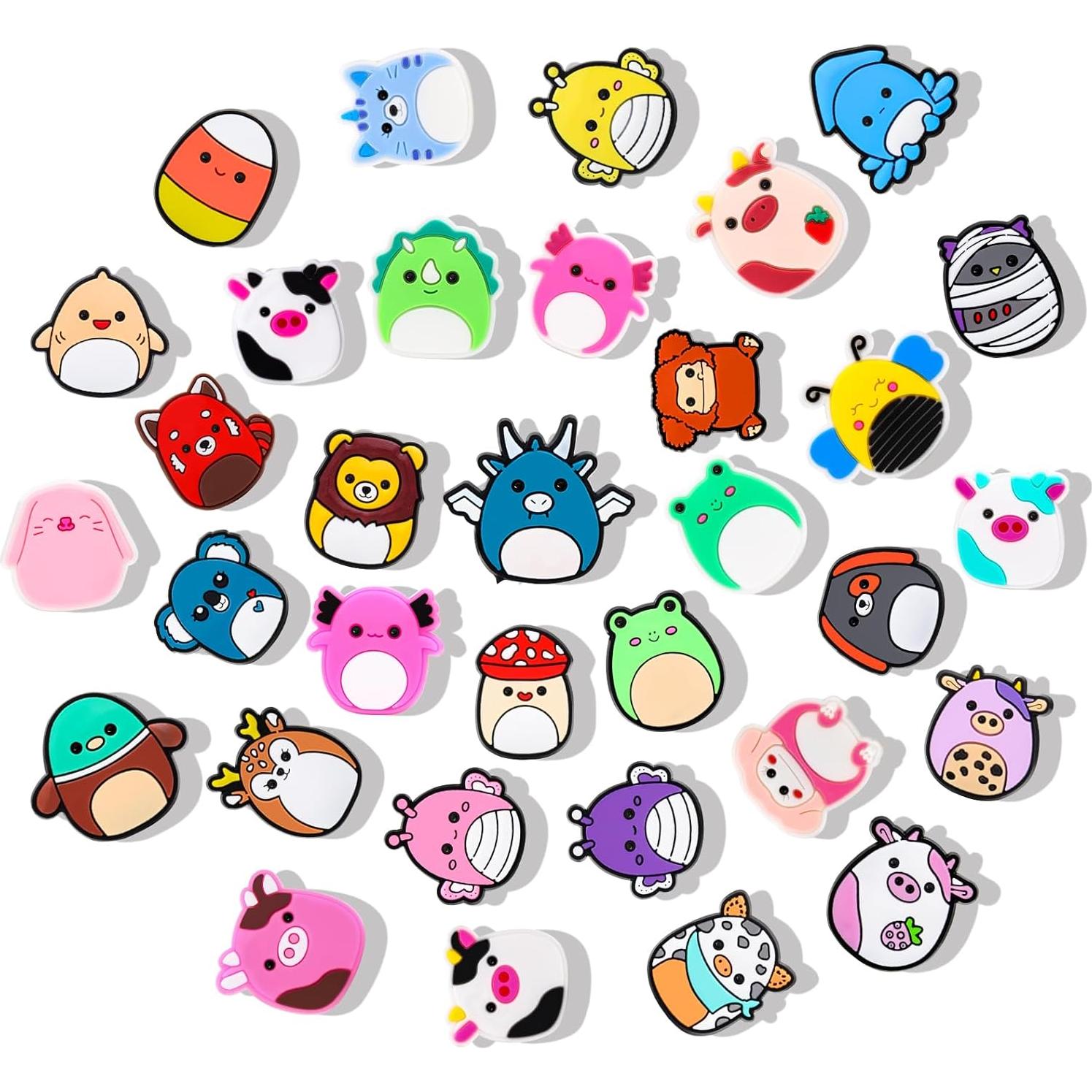 Conjunto de 66 Charms de Animales para Decorar Zapatos TemBelle