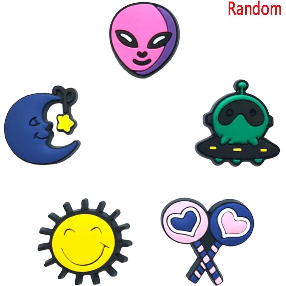 Lote de 30 Encantos de Zapatos PVC Unisex - Decoración Divertida