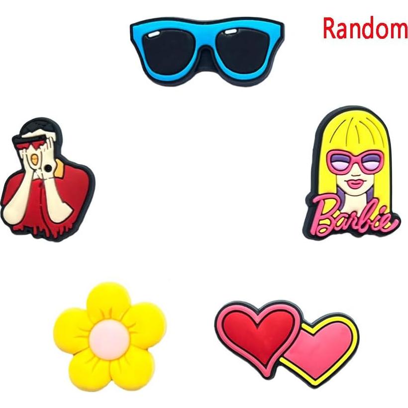 Lote de 30 Encantos de Zapatos PVC Unisex - Decoración Divertida