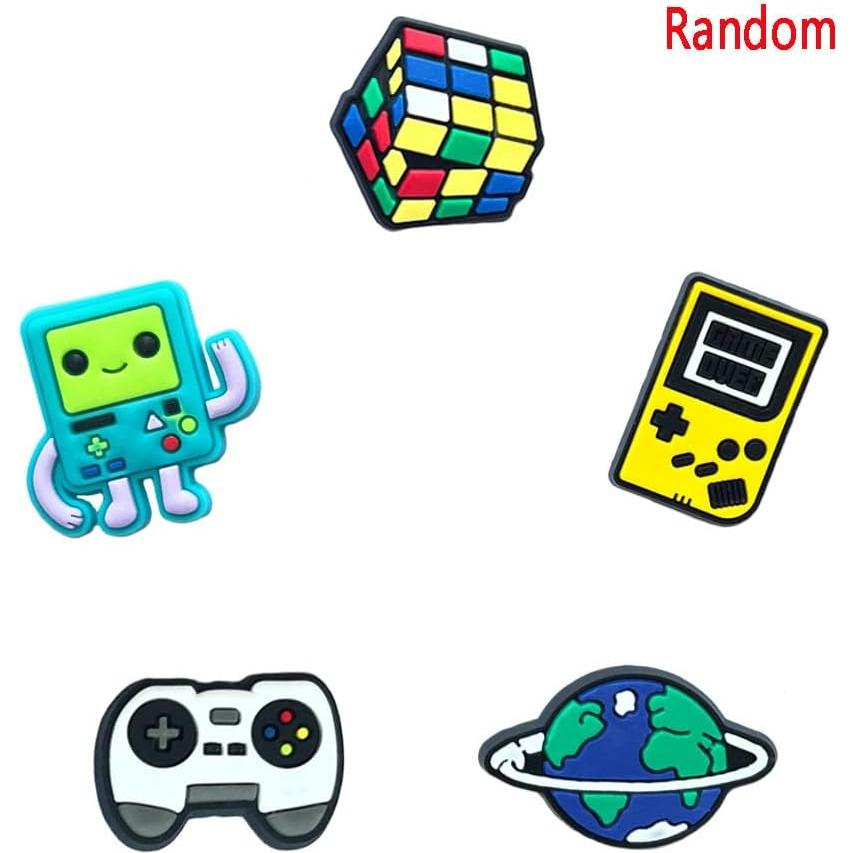 Lote de 30 Encantos de Zapatos PVC Unisex - Decoración Divertida