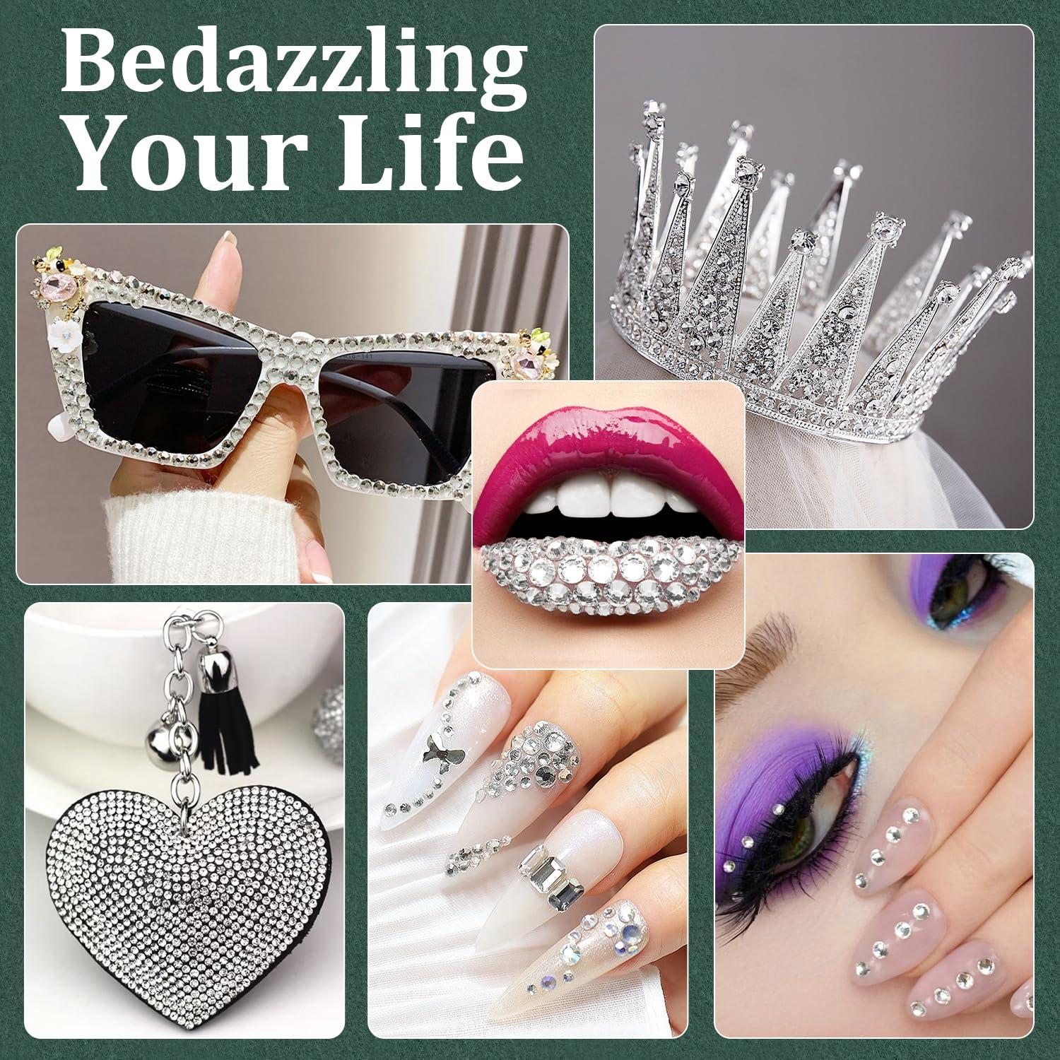 Rhinestones de Resina TINKRSTUFF con Pegamento B7000 1 Paquete