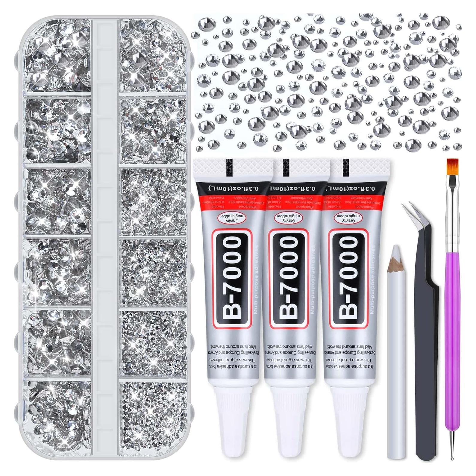 Kit de Joyería Audab B7000 con 2100 Piedras de Cristal