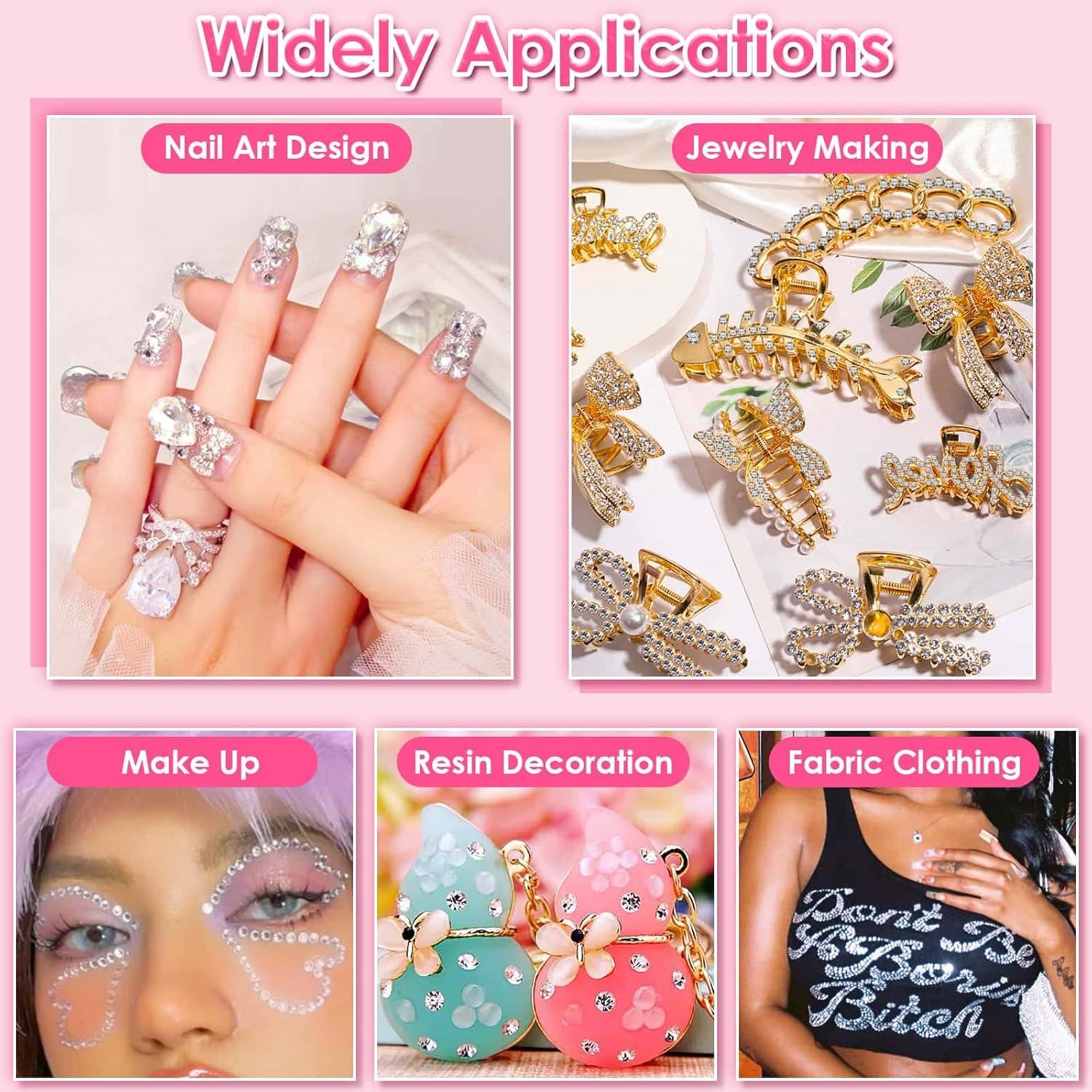 Kit de Joyería Audab B7000 con 2100 Piedras de Cristal