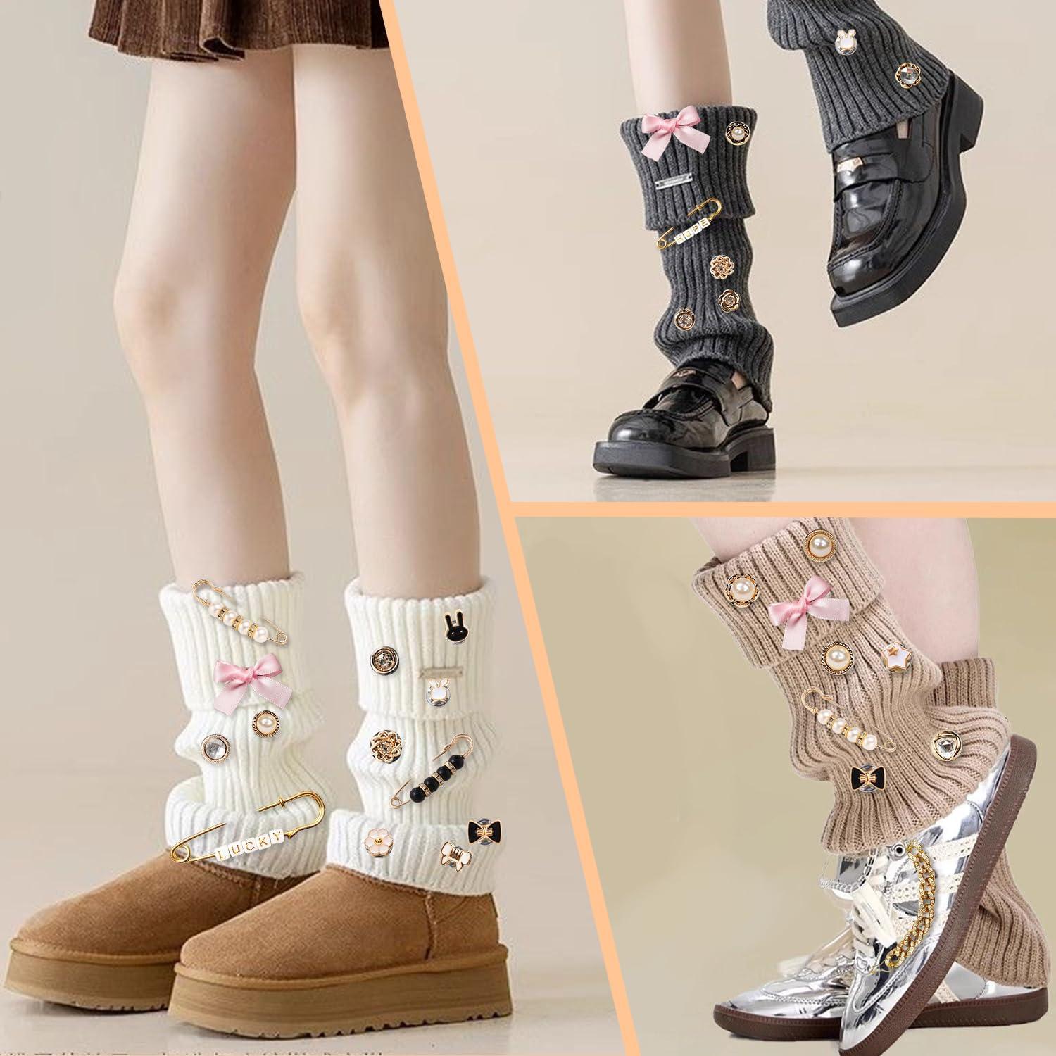 Kit 151 Pcs Encantos de Calcetines Basura Dorado - Accesorios Divertidos