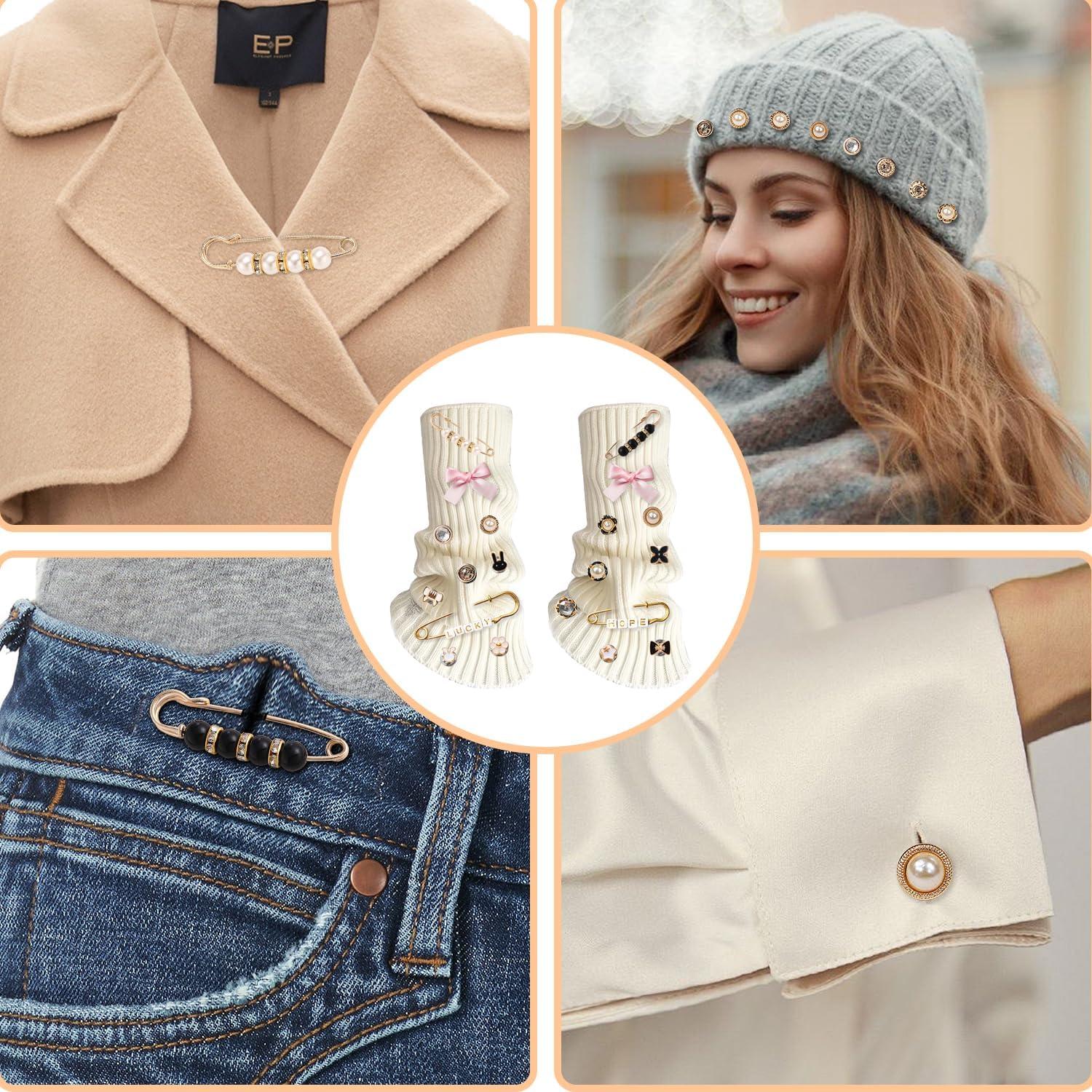 Kit 151 Pcs Encantos de Calcetines Basura Dorado - Accesorios Divertidos