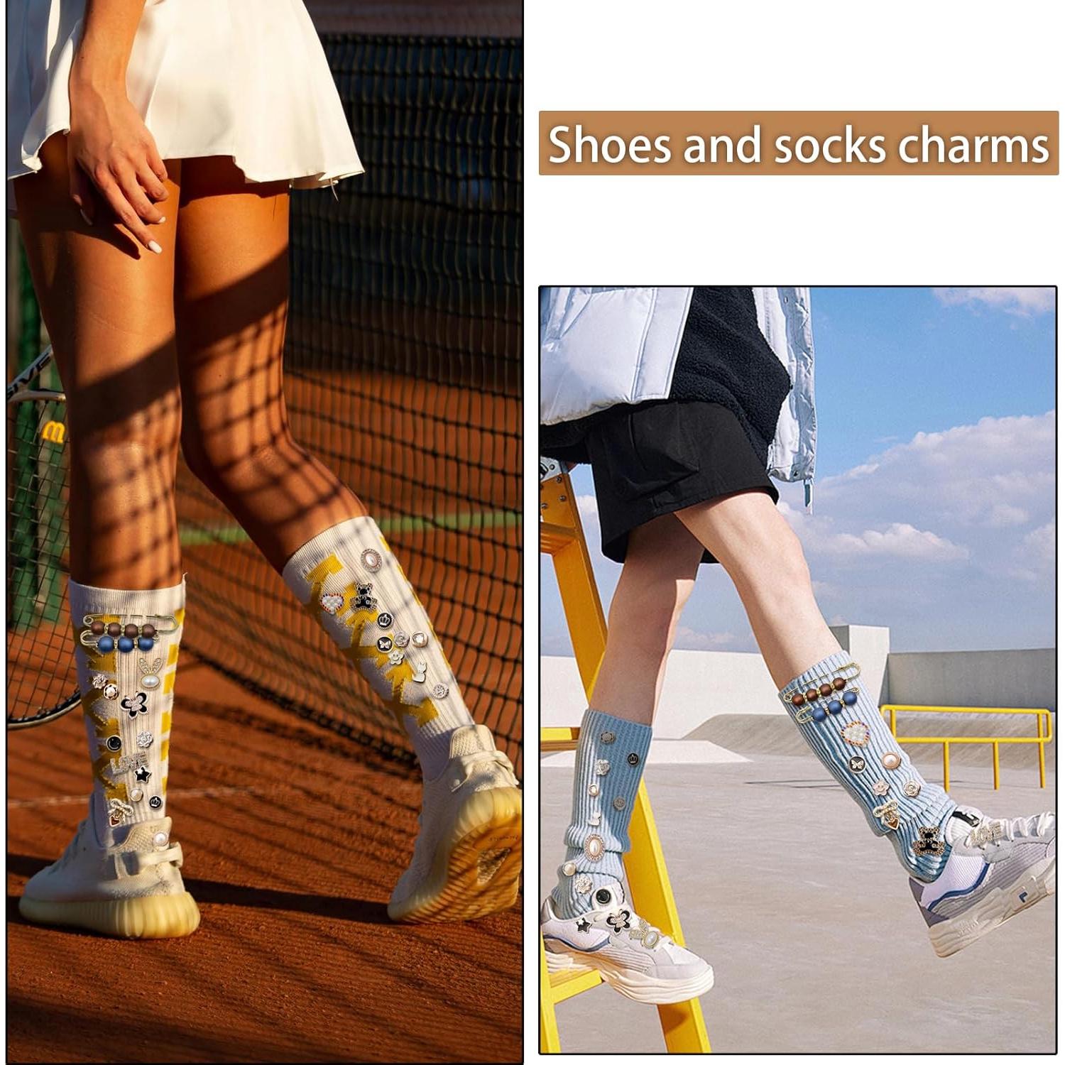 Kit de Pines Decorativos DNLEGULI - 68 Piezas Doradas