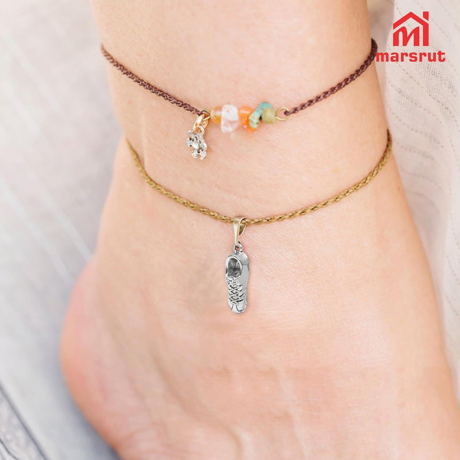 260 Encantos de Zapatillas Plateadas para Manualidades