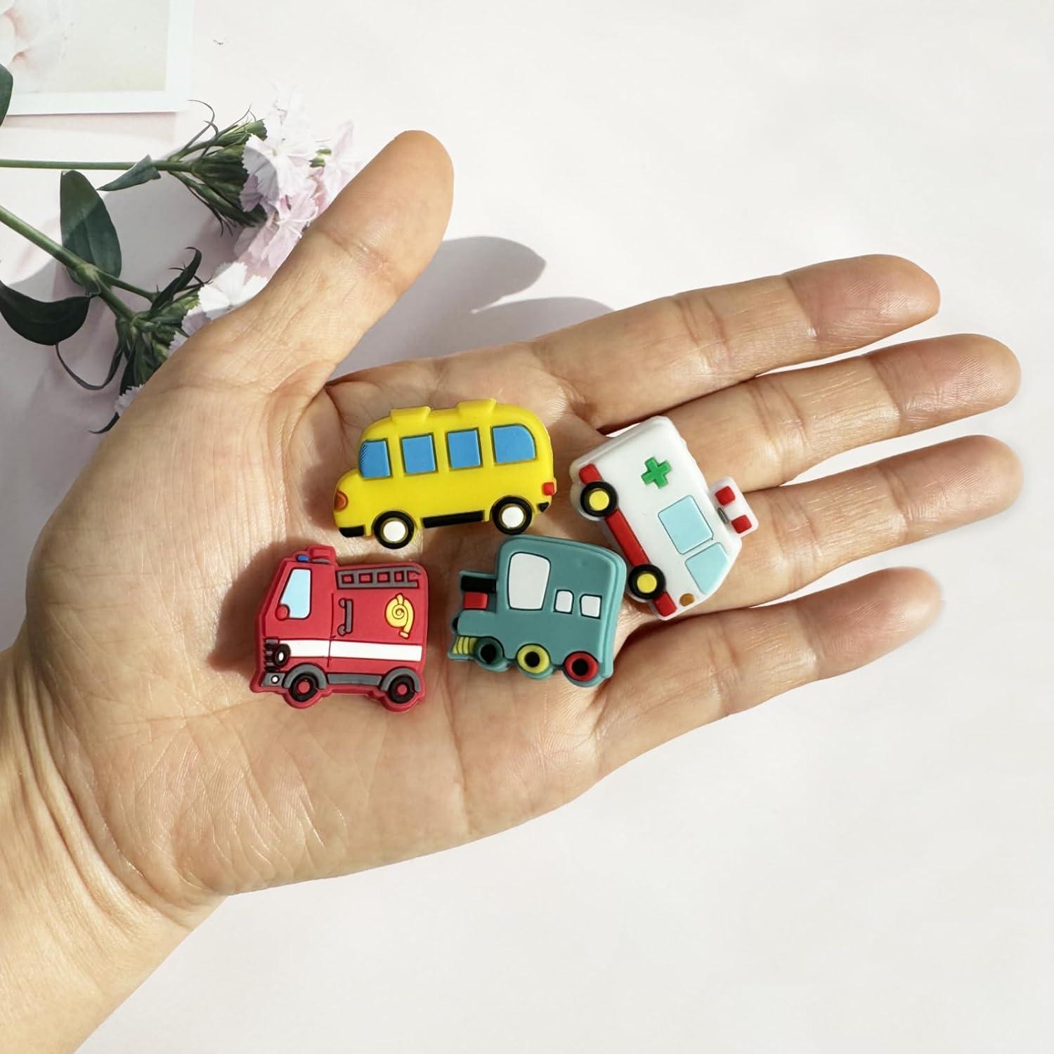 Encantos para Zapatos Niños Vehículos 20 Piezas PVC