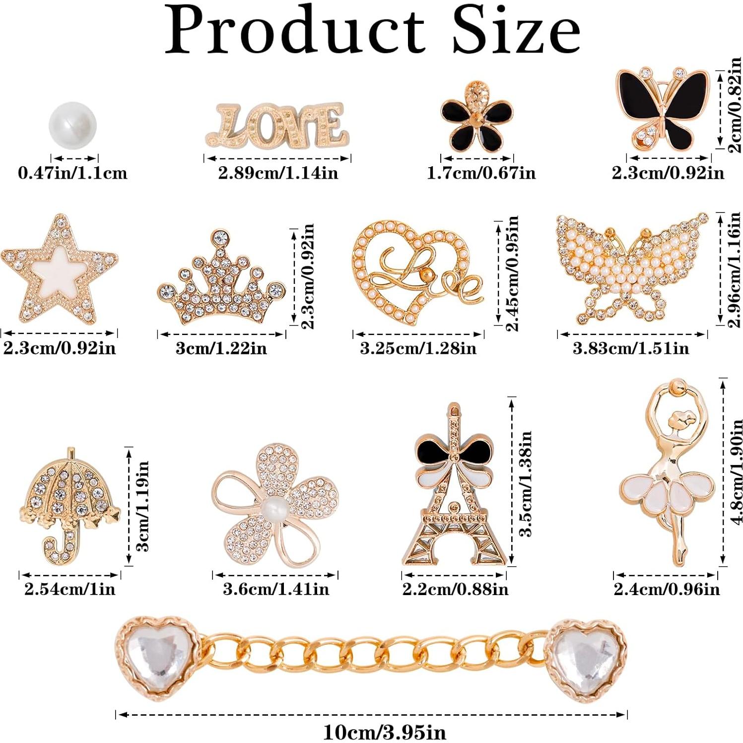 20 Accesorios de Zapatos Brillantes para Mujeres - Rhinestones