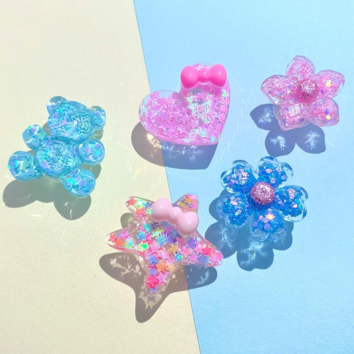 Encantos Brillantes para Zapatos Niñas Ioomnhlo - 6 Piezas