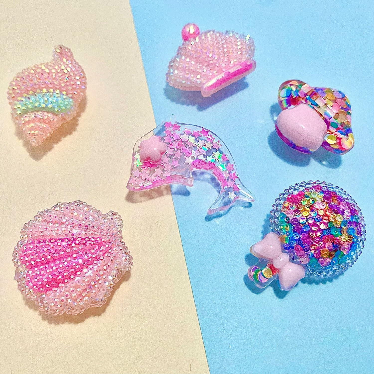 Encantos Brillantes para Zapatos Niñas Ioomnhlo - 6 Piezas